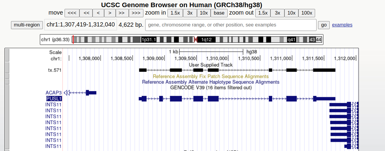 UCSC browser