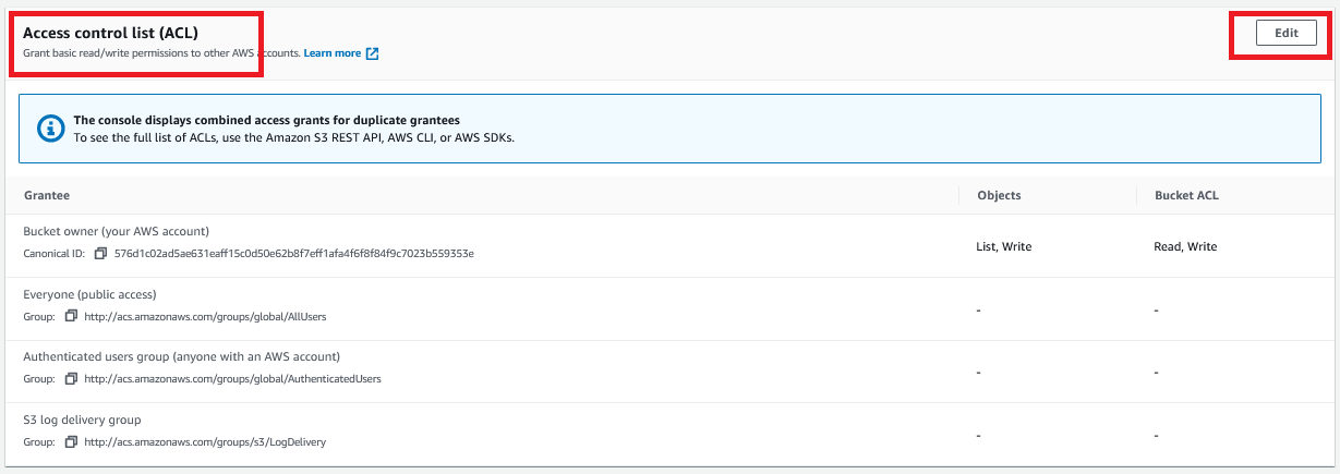 AWS Management Console