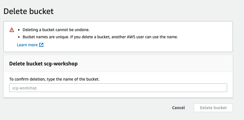 S3 Management Console